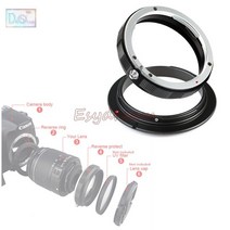 Eos 58 리버스 매크로 어댑터 + 58Mm 후면 렌즈 필터 캐논 Eos Ef 마운트, 보여진 바와 같이, 하나