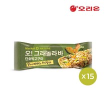 마켓오 네이처 오 그래놀라바 단호박고구마, 35g, 15개입