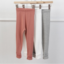 퍼니공장 주니어 초등학생 봄 가을 편한 골지 무지 컬러 레깅스