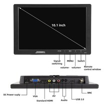 게이밍모니터 와이드 모니터 커브드 10.1 인치 pc 1920x1200 터치 게임 라즈베리 파이 PS3 PS4 XBOX360, 04 10.1 1920x1200 Touch