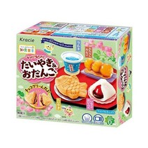 Kracie Food 크라시에 푸드 가루쿡 포핀쿠킨 붕어빵&당고 1박스