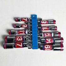 TOSKO 롱비트소켓 국산 육각 렌치 임팩 임팩용 드릴 너트 롱복 7mm ~ 19mm, 선택.11 - 7mm~19mm 각1개씩SET, 1개