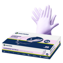 유한킴벌리 라벤더 니트릴 장갑 100매 의료용 식품용 일회용 고무장갑, S