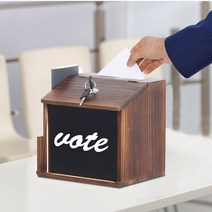 원목 의견함 건의함 제안함 고객 소리함 엔틱 벽걸이 소통함 브라운