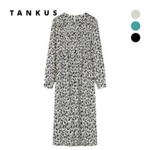 탱커스 허리스트링 플라워 원피스