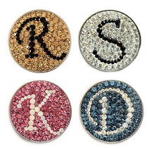 일루시아 스와로브스키 이니셜 골프 볼마커, 4.크리스탈스모키, 선물박스포장