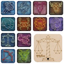 아기자기우드 별자리 스트링아트 12종 (12cm) 팬시우드 DIY, 12. 염소자리(B) -A57-0058