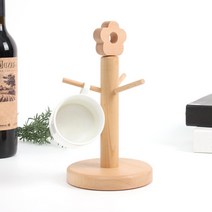 컵걸이 3구 나무컵걸이 컵수납