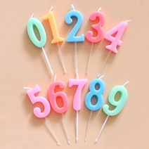 생일초 숫자초 파티초 컬러양초, 4번 숫자초