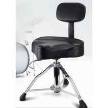 등받이 드럼 의자 높이조절 버스킹 안장 쿠션 스툴, 프로페셔널 드럼 스툴 (A타입)