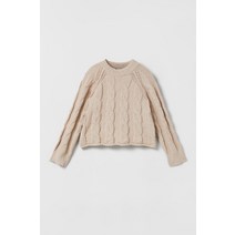 자라 ZARA 키즈 부클레 케이블 니트 스웨터 - 샌드 베이비 231531601