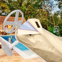 조립식수영장그늘막 컨테이너 간이 야외수영장 수영장 태양열 릴 커버 야외 방진 방수 UV 보호 18 39와이드 담요