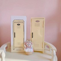 미니 락커 캐비넷 인스타 꾸미기 파스텔 덕질 수납 보관 데스크탑, 01. 크림 옐로우
