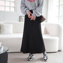 데일리앤 렉슨 밴딩 플레어 맥시 기모 롱 스커트