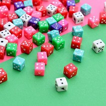 키링 액세서리 만들기 부자재 어린이 공예 주사위 비즈 50 만들기DIY DIY선물