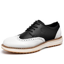 2022 뜨거운 골프 훈련 남자 남자에 대 한 품질 스포츠 신발 Anti-Slippery 워킹 편안한, White black, 43, 01 White black