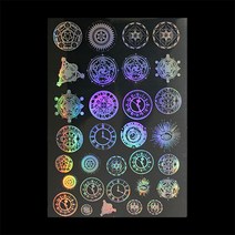레진아트/홀로그램 데코필름/시계/Magic Array