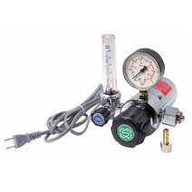 PGM1*^몰명신산업-CO2조정기 22Ø110V 6㎏f ㎤ (1EA) 압력 유압게이지 용접기 조절기 공업용 용조절기 공구 압력계^*1췤pgm, a^^*옵션없슴