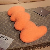 모찌 라블리 바디필로우 레그필로우 롱쿠션, 100cm, 오렌지