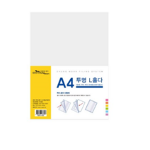 에코청운 L자 홀더 파일 A4, 투명, 46개입