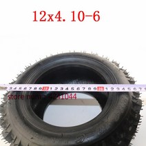경운기 타이어 12x 4106 타이어 ATV 쿼드 고 카트 47cc 잔디 정원 경운기 스노우 블로어 R1 러그, 한개옵션0