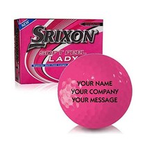 Srixon Soft Feel Lady Pink 7 맞춤형 골프공