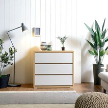 밀리센트 서랍장 3단 900, 오크