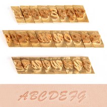 불박 폰트 필기체 대문자, 단품