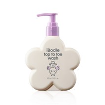 남유네 아이보들 탑투토 올인원 워시 300ml 신생아 베이비 저자극 고보습 바디 샴푸 세정제, 1개