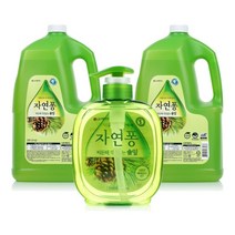 자연퐁 솔잎 주방세제 490ml 리필 3.92L 2통, 1개