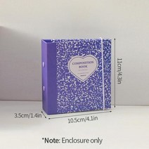 콜북 1단 2단 귀여운 포카 제작 포토 북 러브 하트 모양 포토카드 홀더 3 인치 Kpop 사진 바인더 앨범 인스 타스 폴라로이드 슬리브 커버, S3 photo cover