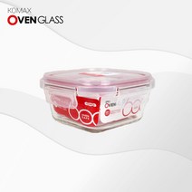 코멕스 오븐글라스 내열유리 정사각 520ml 1개, 단품