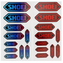 SHOEI 스티커 쇼에이 스티커팩 스티커 모음, 4.SHOEI 스티커 / 블랙 (글자 화이트)