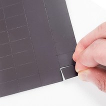 고무자석 강력 자석테이프 조각 자석 20 x 10mm (75P), 1개, 01 조각자석75조각(20X10mmX1T)1장