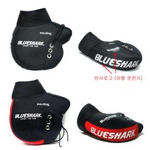 블루샤크 겨울토시 네오플랜 겨울 방풍 방한 장갑 글러브 핸들워머, 레드