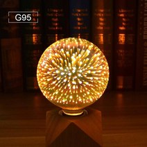 크리스마스 장식 데코 DIY 파티용품3d 불꽃 놀이 장식 led 전구 스타 4w 63, g95, 아니