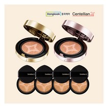 [센텔리안24] [싱글패키지] 동국제약 마데카광 쿠션 핑크1개 + 골드1개 + 리필4개, 색상:23호(내추럴베이지), 상세 설명 참조