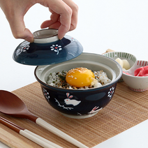 일본식 텐동 그릇세트 돈부리 덮밥 그릇, 키노츠루, 1개