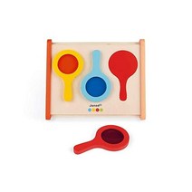 Janod J05069 Essential The Mirror Educational Game Wooden Babies and Toddlers Water Based Paint from