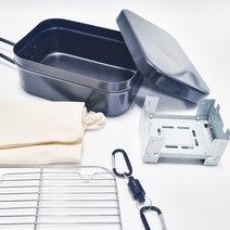 철수캠핑 반합세트 1400ML 6p, 실버
