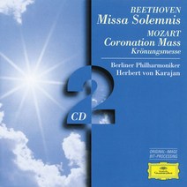 [핫트랙스] MISSA SOLEMNIS & CORONATION MASS/ HERBERT VON KARAJAN [베토벤: 장엄 미사 & 모차르트: 대관식 미사 - 베를린필 하모닉 카라얀]