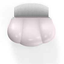 새로운 개 고양이 빗 쉘 모양의 헤어 리무버 브러시 애완 동물 손질 도구 마사지 느슨한 머리카락 제거 용품, Pink