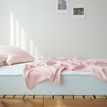 코코베딩 얇고 가벼운 여름이불 모달3중거즈 홑이불, 모달3중거즈_핑크