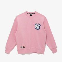 뉴에라 MLB 쿠퍼스타운 빅 부클레 뉴욕 양키스 맨투맨 러스티 핑크