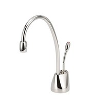 InSinkErator F-GN1100SN 컨템포러리 인스턴트 온수 디스펜서 수도꼭지 새틴 니켈198916, Hot and Cold, Polished Nickel