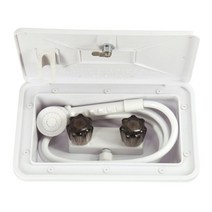 캠핑카리프트테이블부품 rv shower with lock for rv camper motorhome trailer boat 해양 캐러밴 요트 rv external shower, 없음