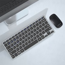 블루투스 무선 겸용 멀티페어링 키보드, white, mouse & keyboard set
