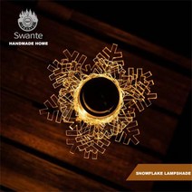 워크샵 BlackDog Swante 작은 스틱 램프 전등갓 조명 눈송이 그늘 야외 캠핑 하이킹 장비 라이트닝 밝은 화이트 5050, 06 stick light
