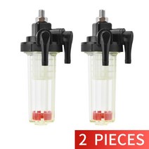 해양 야마하 선외 모터 용 연료 필터 물 분리기 40hp 55hp 60hp 75hp 80hp 85hp 90hp 보트 선박 엔진 부품 64J-24560-00, [02] 2 piece