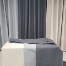 쿠웅샵 양면이 동일한 암막커튼 아일렛형 차광률99.99%이상 FITI시험연구원결과